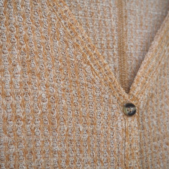 !! Out From Under Urban Outfitters Orange Jojo Waffle Knit Oversized - Picture 6 of 8